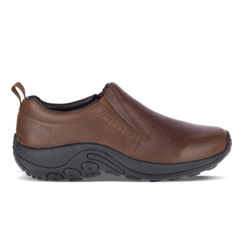 Merrell Jungle Moc Leather 2 Slip-On Schuhe Herren DunkelBraun [DE-UNDLZ]